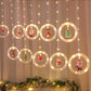 LED Christmas Curtain Lights, Indoor Scene Decoration