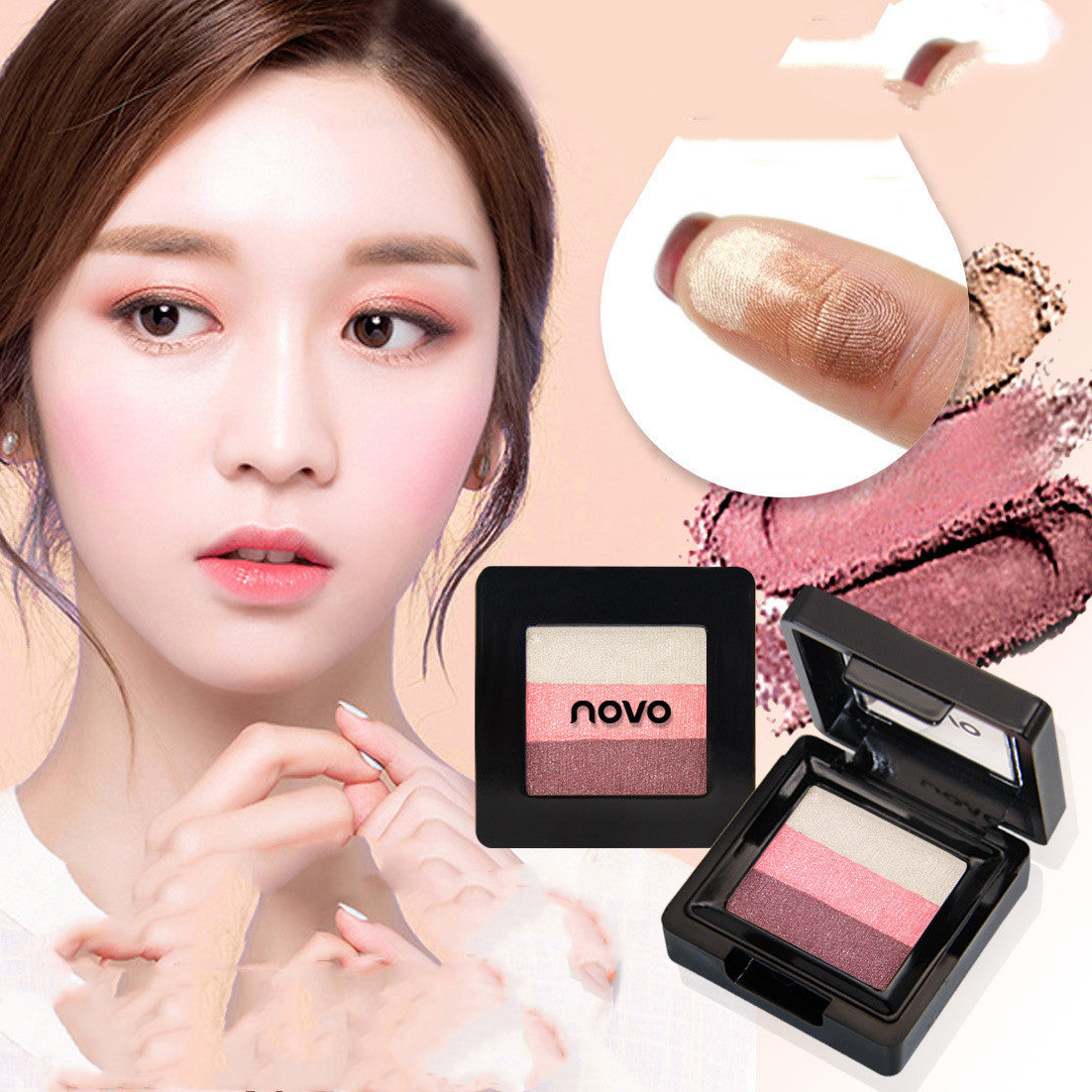 Trichromatic eye shadow