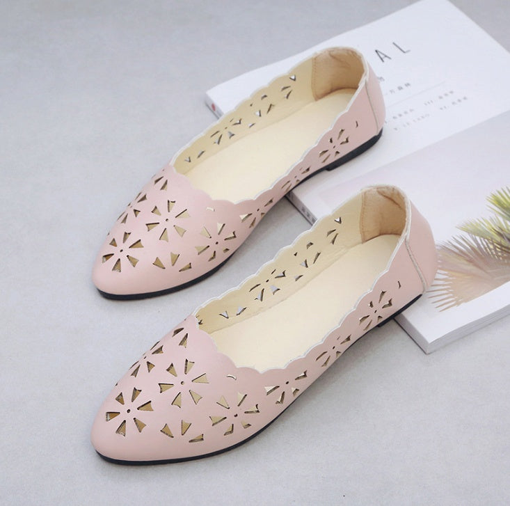 Women’s Hollow Flower Flats