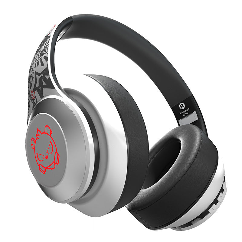 Music luminous Earphone Computer Mobile Phone Headset Sports Running Headset Heavy Bass