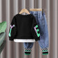 New Handsome Baby Autumn Boy Clothes Children's Two-piece Suit