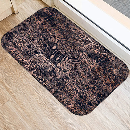 Striped Non-slip Mat Decorative Carpet Kitchen Mat