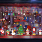 Christmas glass stickers