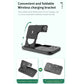 Mobile phone holder watch headset wireless charger
