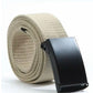 Candy-colored fashionable canvas belts for men and women
