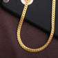 Men Necklace Gold Tone Snake Chain
