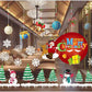 Christmas color window stickers