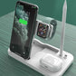 Mobile phone holder watch headset wireless charger