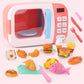 Simulation kitchen electric microwave toy