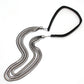 Multi layers Leather Snake Chains Necklaces Women Thick Chain Pendants Long Necklaces Statement Jewelry