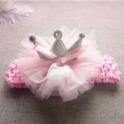 Hundred Days Baby Red Crown Headband One Year Old Baby Girl Headdress
