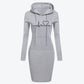 Autumn Winter Women Hoodies Sweatshirts Long-sleeved Dress