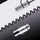 2 In 1 Spring Cable Car Mobile Phone Charger