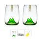 Green Mountain Cup Wine Glass Glass Tea Cup Water Cup