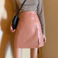 HOT Fashion Women Shiny Leather Skirts