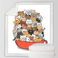 Blanket Double Thicken Square Blanket Lunch Break Blanket