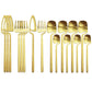 Rainbow Dinnerware Set Spoon Fork Knife Table Decor