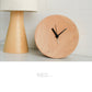 Log Alarm Clock Real Bell Beech Clock Head Small Table Clock Creative Clock