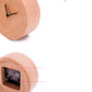 Log Alarm Clock Real Bell Beech Clock Head Small Table Clock Creative Clock