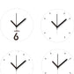 Log Alarm Clock Real Bell Beech Clock Head Small Table Clock Creative Clock