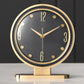 Leather Creative Placement Home Fashion Desk Clock