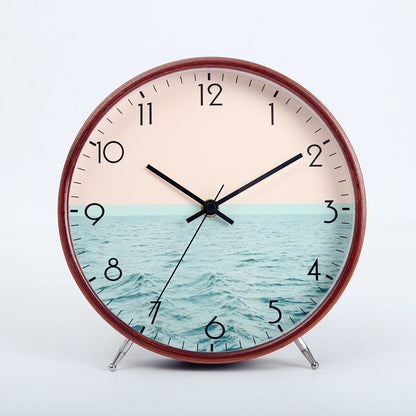 Clock Table Clock Creative Clock Living Room Bedroom Decoration Large Silent Desktop Clock
