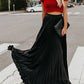 Women Fashion Casual Skirt Girls High Waist Long Skirts
