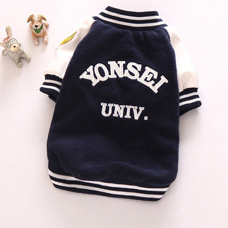 Korea Uni Dog Sweater, Yonsei Uni Dog Vest, French Bulldog Vest, English Bulldog Vest, Dog Clothes