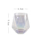 Six-Range Glass Whiskey Cup Household Diamond Glass Water Cup
