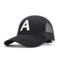 Embroidered Letter Hat Baby A Letter Net Cap Cap
