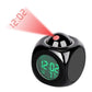 LED Projection Alarm Clock Report Clock Voice Report Clock
