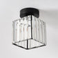 Home Entrance Ceiling Net Red Crystal Aisle Light