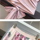 Women Irregular T Shirt Mesh Skirts Suits Tops Vintage Skirt