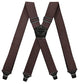 Men's Strap Clip Suspenders Rubber Buckle Aviation Suspender Pants