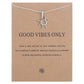 Wholesale Fashion Gold-Color Good Vibes Only Sun Necklaces & Pendants For Women Jewelry Gift