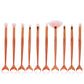 10 Mermaid Makeup Brushes Colorful Fish Scales Eye Brushes Beauty Tools
