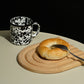 Artistic Pattern Marble Pattern Enamel Mug Enamel Mug Breakfast Mug Mug
