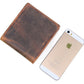 Men Wallets Luxury Horse Leather Wallet Leather Short Wallet Men'S Leather Wallet