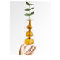 Retro Stained Glass Vase Gourd Hydroponic Flower Plant