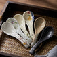Small Household Spoon Hand-Painted Ceramic Spoon Rice Spoon Soup Spoon Ceramic Spoon Specialty Restaurant Spoon