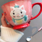 Ceramic Mug Household Mug Oatmeal Mug Cute