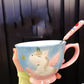 Ceramic Mug Household Mug Oatmeal Mug Cute