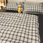Three-Piece Set Of Single Bed Sheets In Student Dormitory