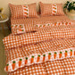 Three-Piece Set Of Single Bed Sheets In Student Dormitory
