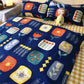 Three-Piece Set Of Single Bed Sheets In Student Dormitory