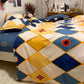 Three-Piece Set Of Single Bed Sheets In Student Dormitory