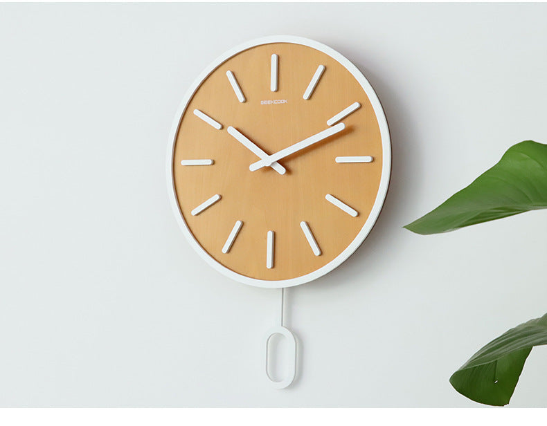 Clock Low Noise Wall Watch Living Room Shop Wall Clock Clock Simple Clock