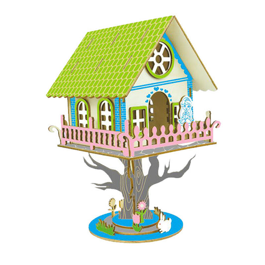 Princess Tree House Wooden Hand-Made Toy House