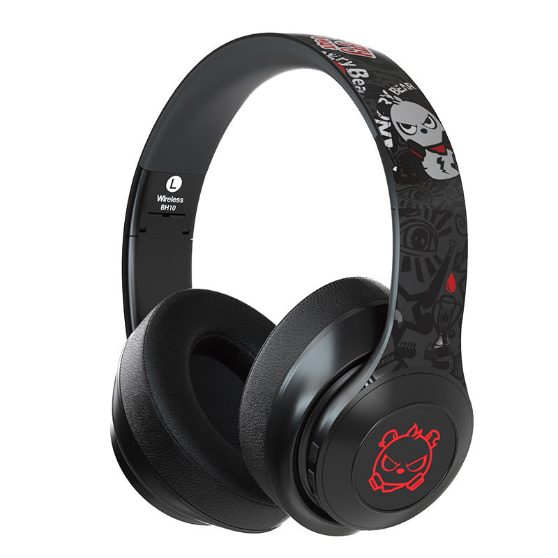 Music luminous Earphone Computer Mobile Phone Headset Sports Running Headset Heavy Bass