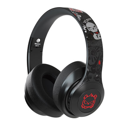 Music luminous Earphone Computer Mobile Phone Headset Sports Running Headset Heavy Bass
